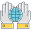 Artificial Noosphere Icon, AI,artificial noosphere,globe
