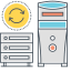 Big Data Icon, big,data,servers