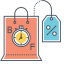 Black Friday Sales Icon, Black Friday,bag,sales