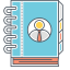 Contact Icon, book,contact,person