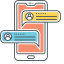 Conversational Interfaces Icon, chat,conversational interfaces,mobile