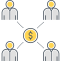 Crowdfunding Icon, crowdfunding,money,people
