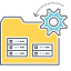 Data Collection System Icon, collection,data,system