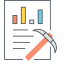 Data Mining Icon, data,graph,mining