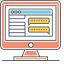 Desktop Messaging Icon, desktop,desktop messaging,message