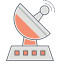 Earth Station Icon, communication,earth station,satellite dish