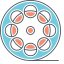 Film Reel Icon, film reel,movie,video