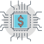 Fintech Industry Icon, dollar,fintech,industry