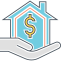 Home Loan Icon, dollar,home loan,house