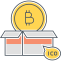 ICO Icon, Bitcoin,ICO,box
