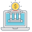 Internet Banking Icon, Bitcoin,internet banking,laptop