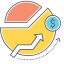 Investment Icon, graph,investment,pie chart