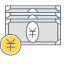 Japanese Yen Icon, banknote,currency,yen