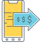 Mobile Banking Icon, dollar,mobile banking,phone