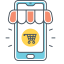 Mobile Commerce Icon, commerce,mobile,shopping