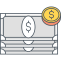 Money Icon, banknotes,coin,money