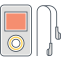 Music Player Icon, audio,earphones,music player