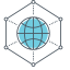 Network Icon, 3D,cube,network