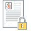 Personal Data Protection Icon, data protection,document,lock