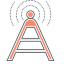 Receiver Icon, communication,receiver,signals