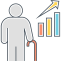 Retirement Savings Icon, person,retirement,savings