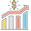 Sales Analytics Icon, analytics,graph,sales