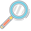 Search Icon, functionality,magnifying glass,search