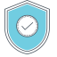 Secure Icon, checkmark,secure,shield