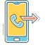 Sending Call Icon, arrow,mobile,sending call
