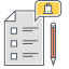 Shopping List Icon, list,pen,shopping