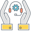Support Icon, hands,heart,support