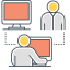 Turing Test Icon, AI,Turing test,computer