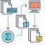 Unsupervised Learning Icon, AI,data,unsupervised learning