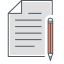 Write Icon, paper,pen,write