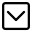 Square (Down) Icon, down,square