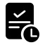 Temporary Authorization Icon, authorization,temporary,clock