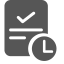 Temporary Authorization Icon, authorization,clock,temporary