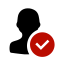Develop Party Member Icon, develop party member,check