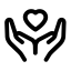 Social Service Icon, social service,care
