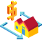 Property Trading Icon, property trading,trading,property exchange