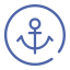 Customs and Port Icon, customs,port