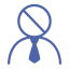 Legal Person Cancellation Icon, legal person,cancellation