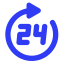 24 Hours Icon, 24 hours,time