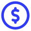 Dollar Circled Icon, dollar circled,money