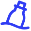 Drift Bottle Icon, drift bottle,message
