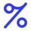 Percentage Icon, fraction,percentage,ratio