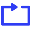 Single Cycle Icon, arrow,cycle,single