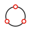 Three - Party Icon, business,circle,three - party