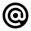 at - fill Icon, at,email