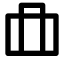 briefcase - 3 - line Icon, briefcase,work